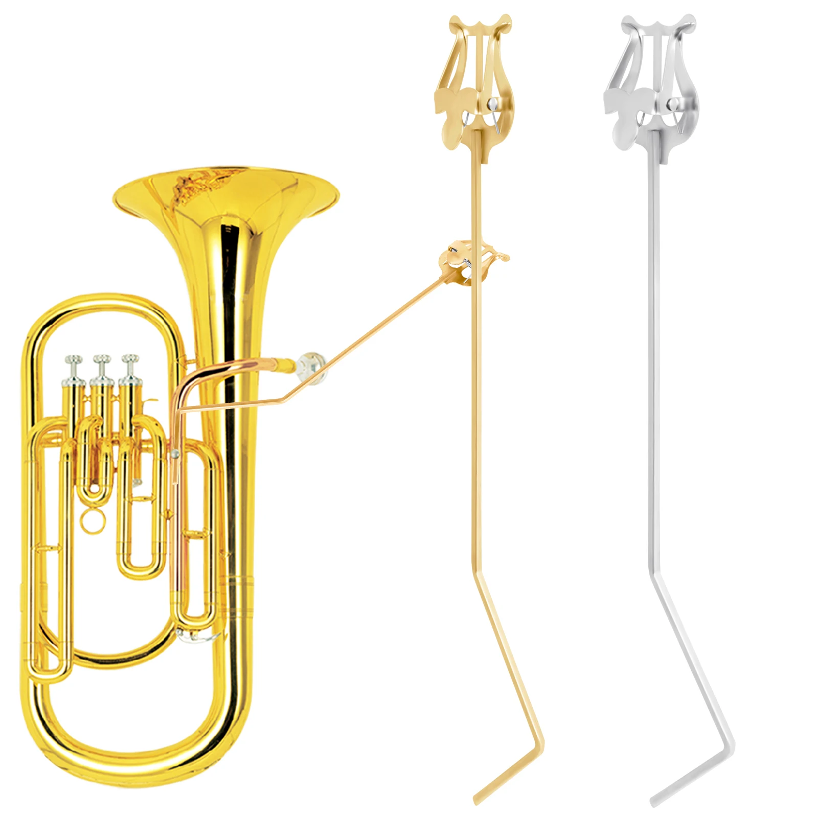 Musical Instrument Tuba - Müzik Standı Ayakta Anahtar Tuba Tenor
