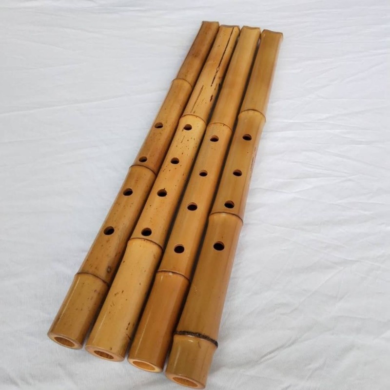 Shakuhachi Bamboo Flute - El Yapımı Bambu Shakuhachi Başlangıç Seviyesi
