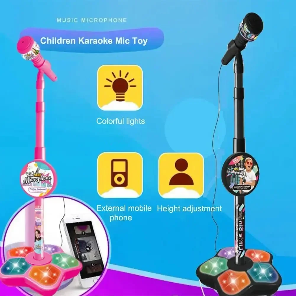 Song With Musical Instrument - Çocuklar mikrofon standı ile Karaoke şarkı