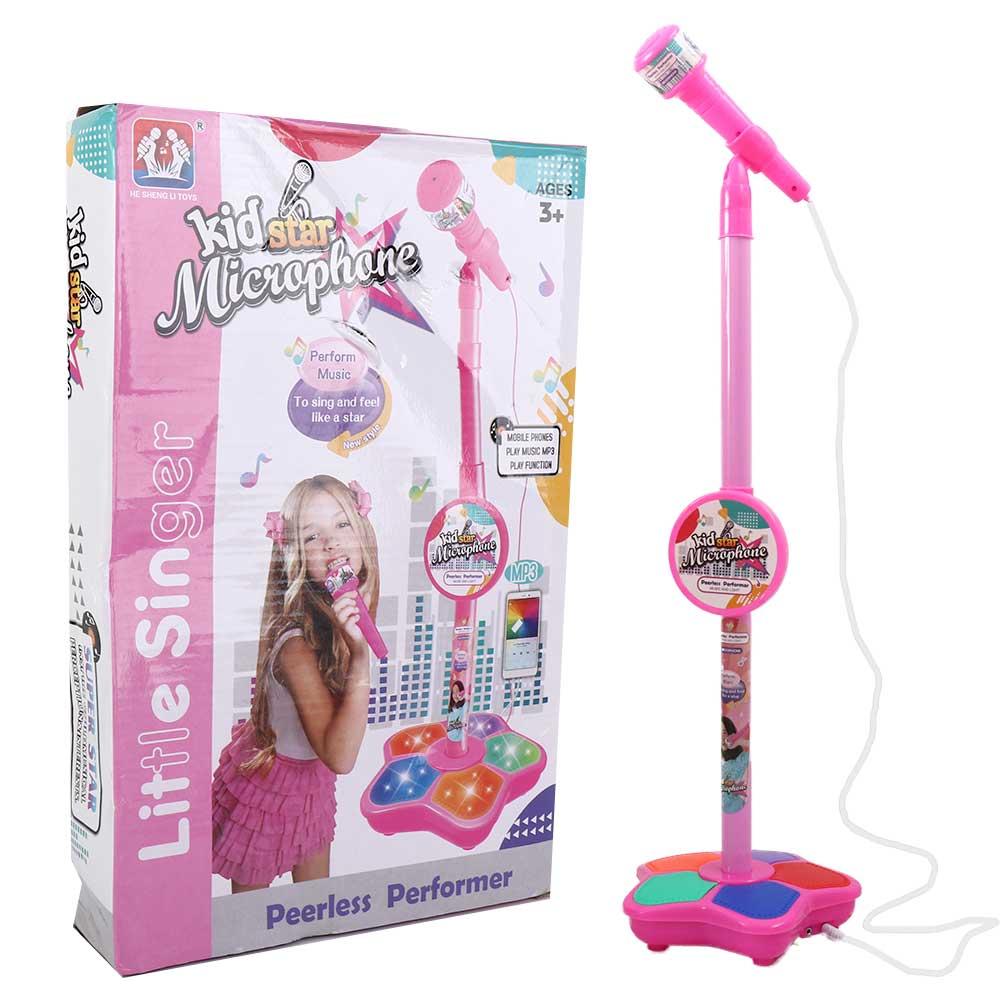 Song With Musical Instrument - Eğitici Beyin Geliştirici Standlı Karaoke Mikrofonu