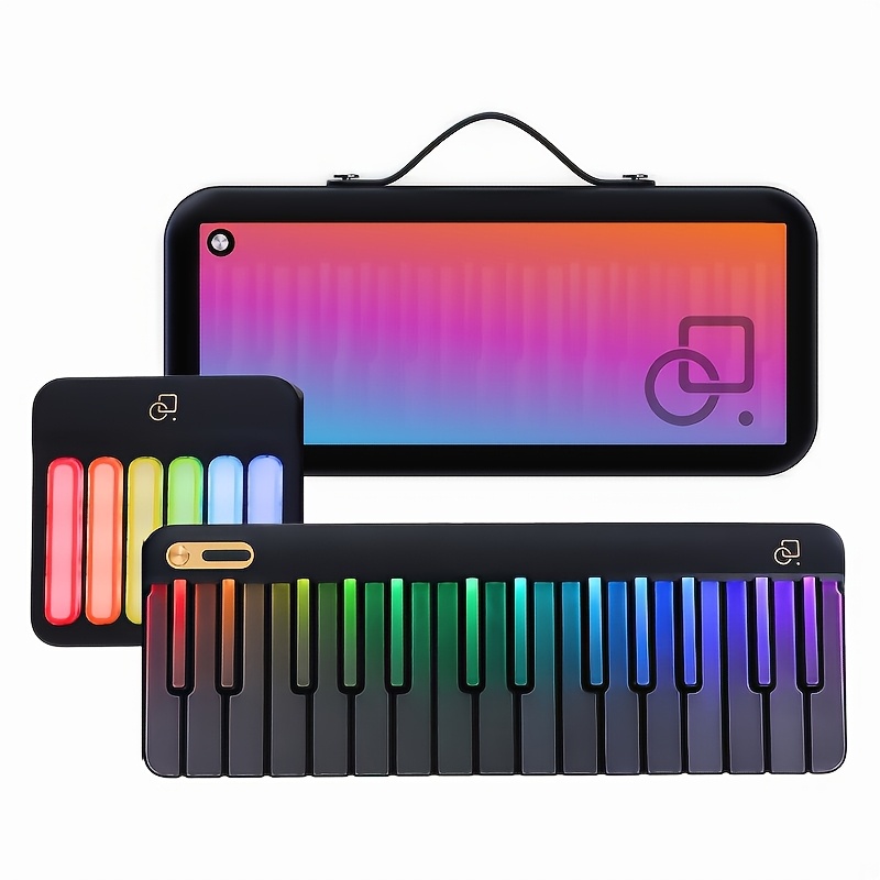 Musical Instrument Tabla - Şık LED Işıklı PopuPiano Akıllı Dijital