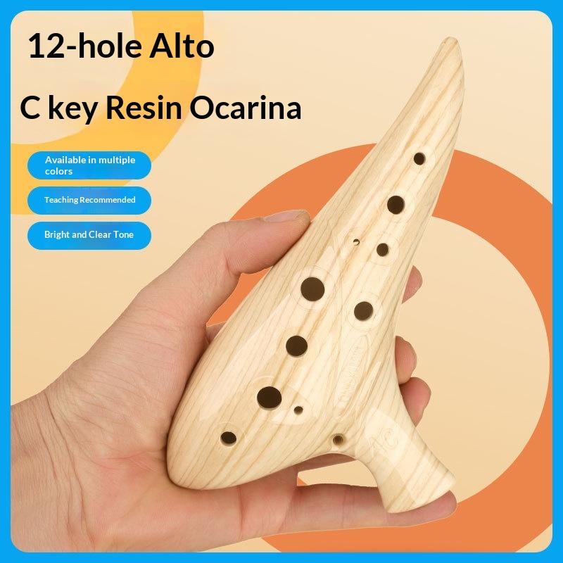 YENI 12 Delikli Ocarina Enstrü - Musical Instrument Qin incelemesi ve fiyatı