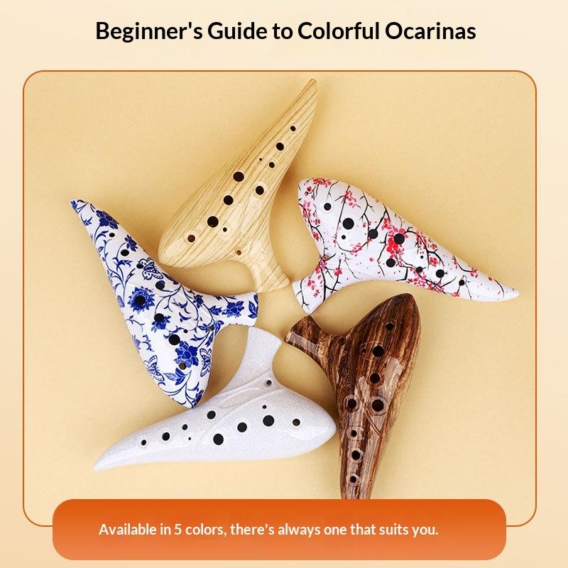 YENI 12 Delikli Ocarina Enstrü - Musical Instrument Qin incelemesi ve fiyatı