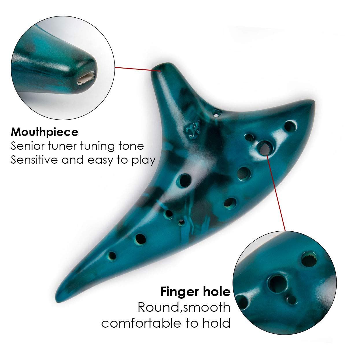 Ocarina12 sesleri Alto C seram - Song With Musical Instrument incelemesi ve fiyatı