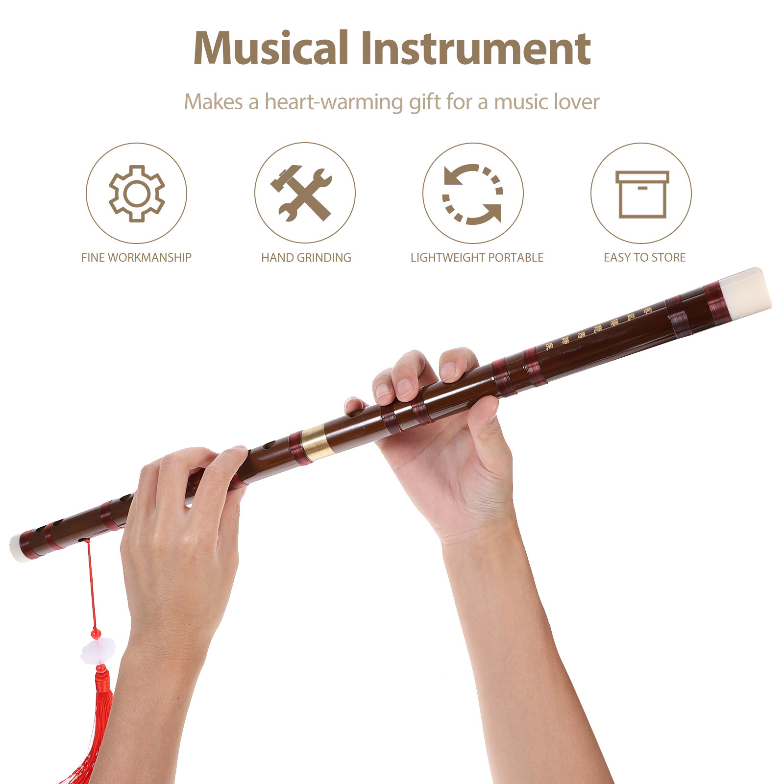 Profesyonel Sınıf Bambu Flüt Ç - Musical Instrument Fife incelemesi ve fiyatı