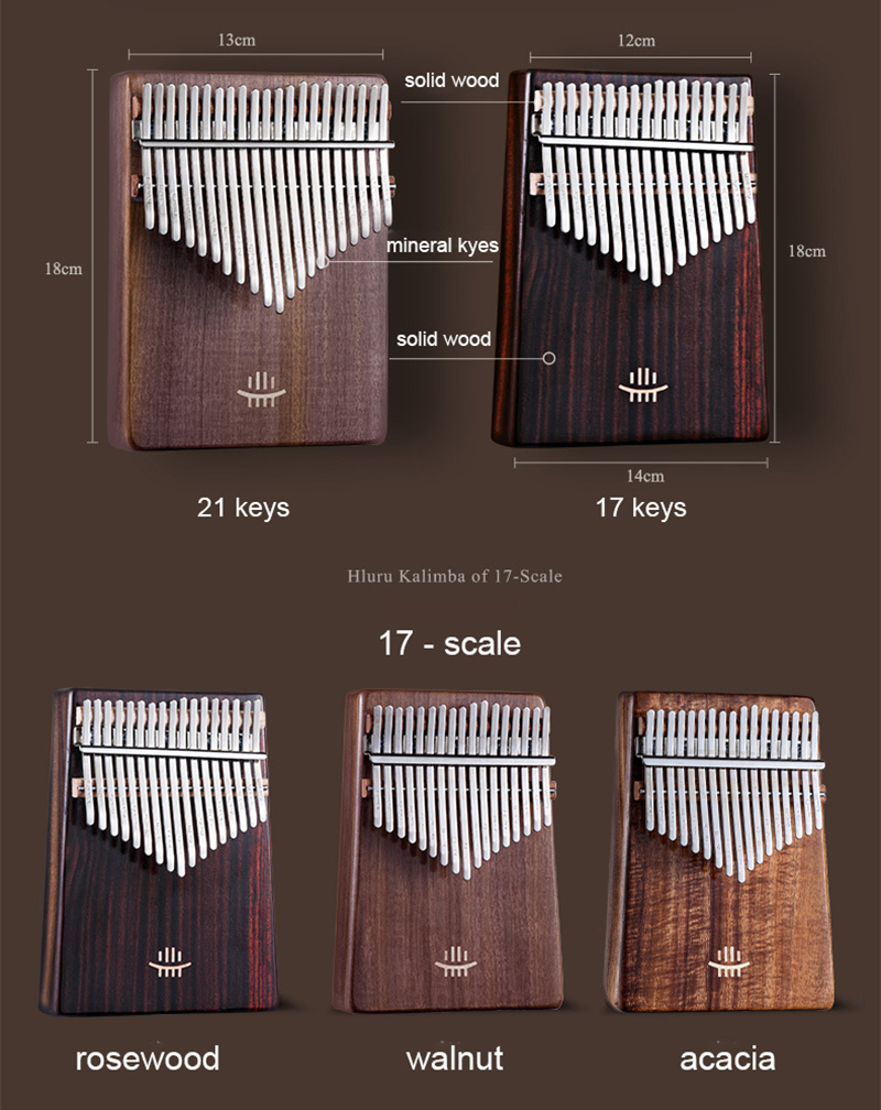 Hluru Kalimba delik 21 tuşları - Musical Instrument Qin incelemesi ve fiyatı