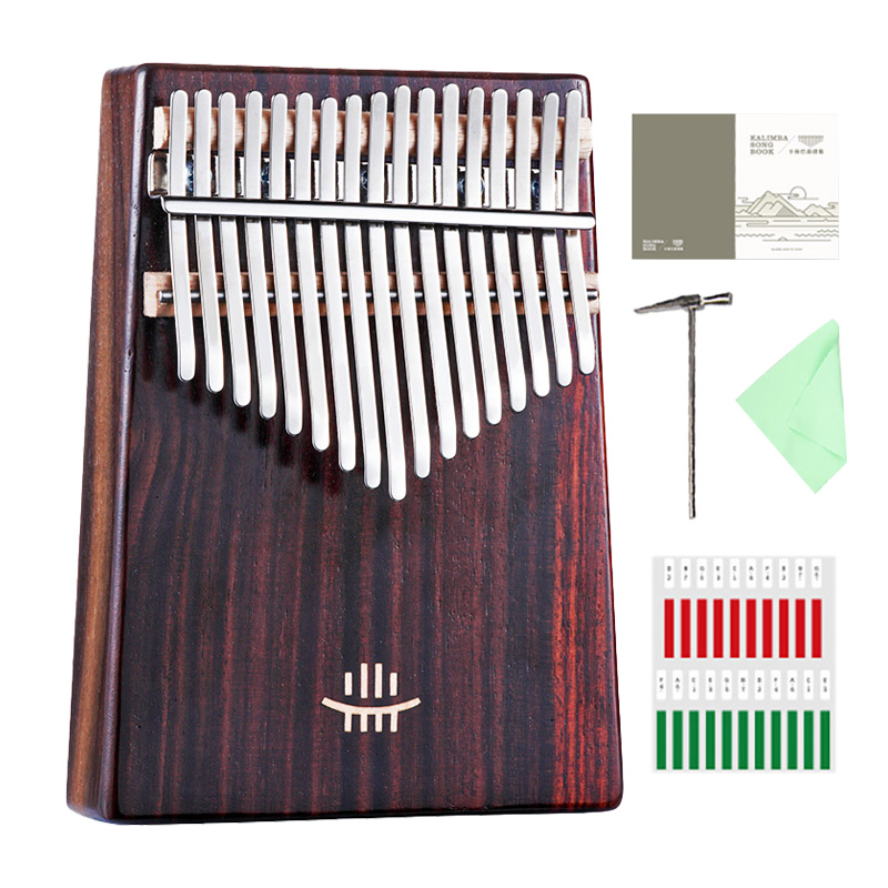 Hluru Kalimba delik 21 tuşları - Musical Instrument Qin incelemesi ve fiyatı