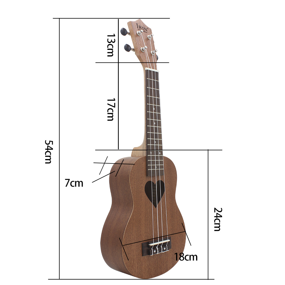 21 inç Ukulele Hawaii Gitar So - Musical Instrument Qin incelemesi ve fiyatı
