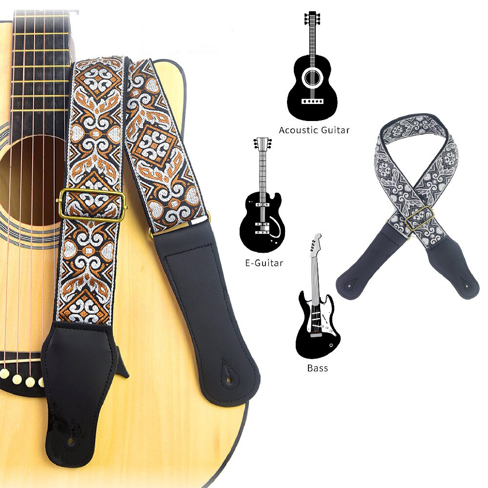 Gitar Askısı İşlemeli Baskı Et - Musical Instrument In English incelemesi ve fiyatı