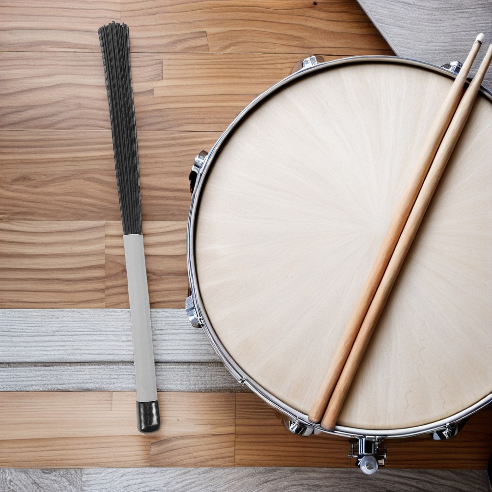 1 çift davul fırçaları yüksek  - Cajon Box Drum incelemesi ve fiyatı
